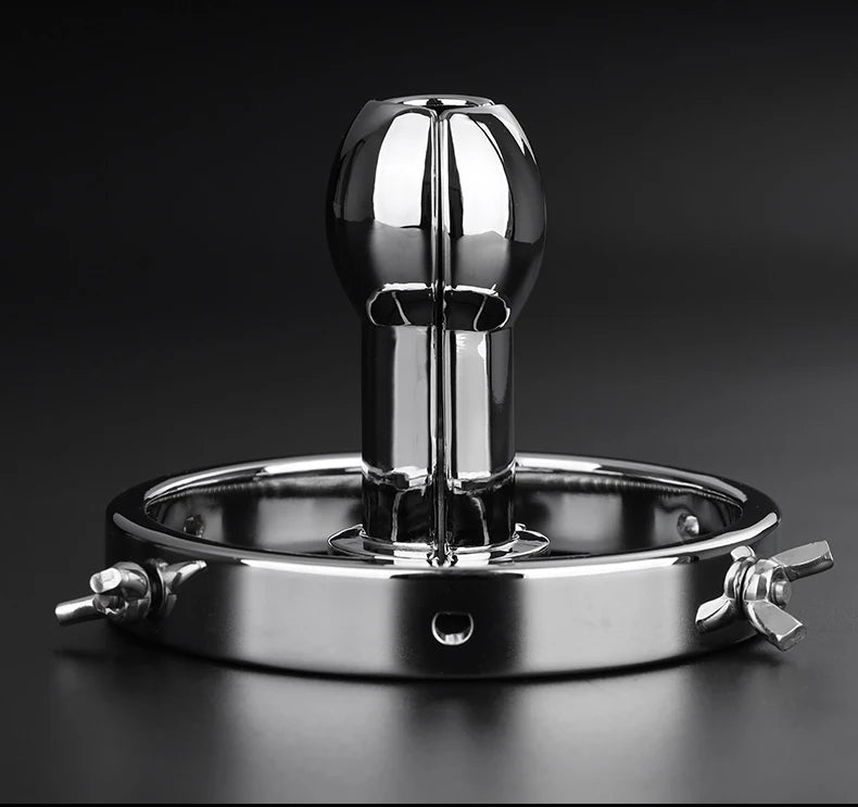 1pcs, Adjustable Huge Stainless Steel Anal Dilator Metal Vaginal Speculum Fisting Vaginal Dilator Anal Training  Adult Sex Toys
