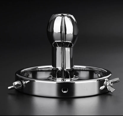 1pcs, Adjustable Huge Stainless Steel Anal Dilator Metal Vaginal Speculum Fisting Vaginal Dilator Anal Training  Adult Sex Toys