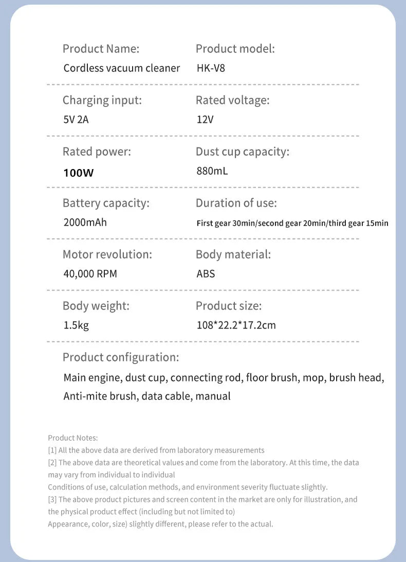 New Wireless Vacuum Cleaner Household Super Strong Suction Floor Suction And Mopping All-in-one Machine Handheld Vacuum Cleaner