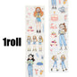 Mr Paper Washi Tape Kawaii 1 Roll  Character Scenery PET Stickers DIY Decoration for Journal Diary Scrapbooking Planners Cards