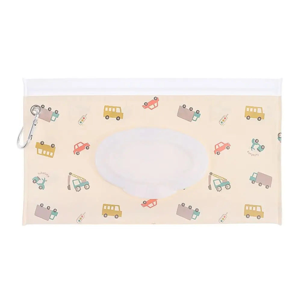 1Pc EVA Baby Wet Wipe Pouch Wipes Holder Case Flip Cover Snap-Strap Reusable Refillable Wet Wipe Bag Outdoor Useful Tissue Box