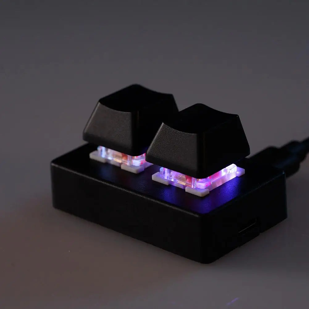 2-key Shortcut Keyboard Copy And Paste USB Custom Programmable Macro Mechanical Keyboard Hot Key Mouse