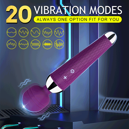 20 Vibration modes and 8 Speeds of body massager, Handheld Deep Tissue muscle massager, Adult Products for Women's Masturbation