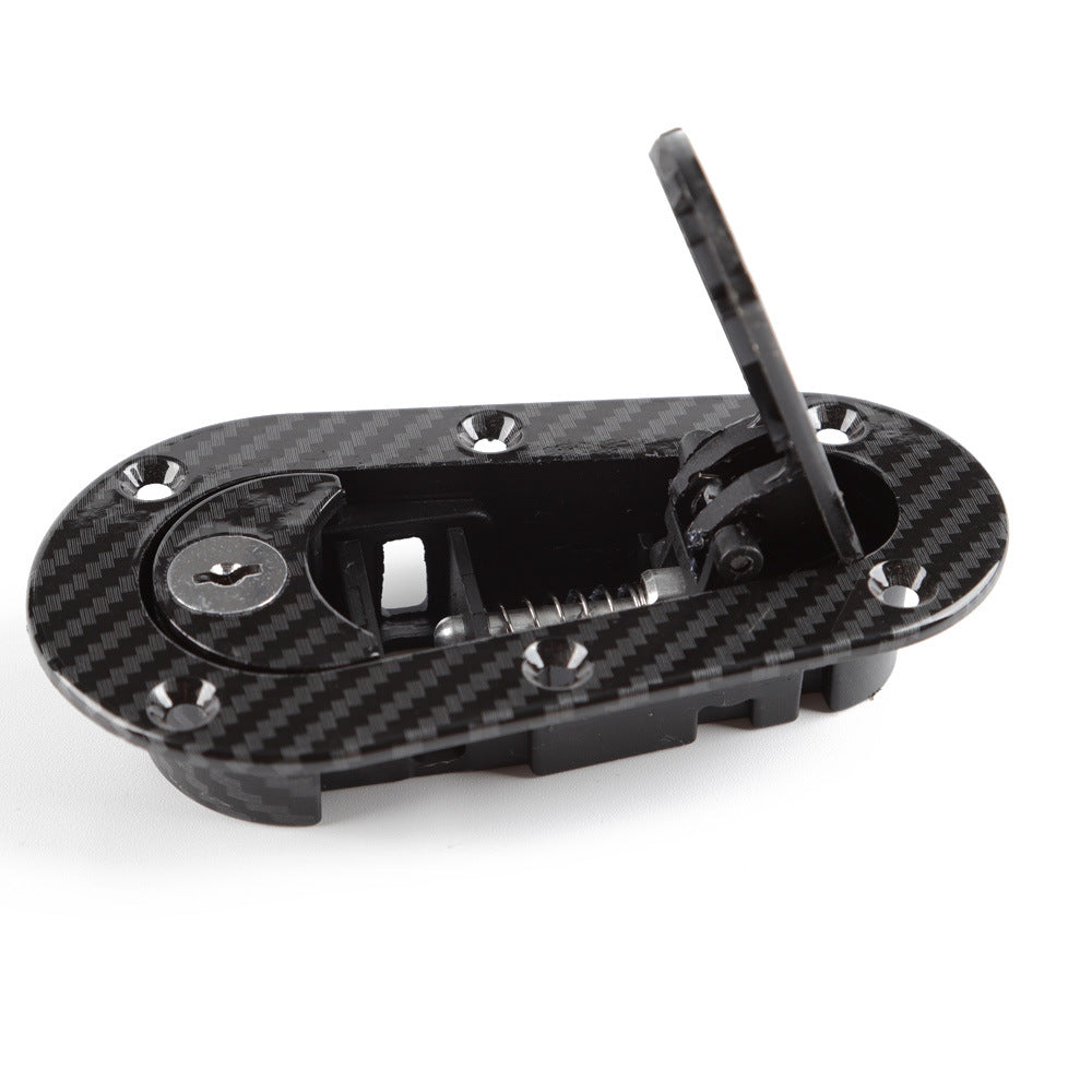 2Pcs Black Front Hood Engine Bonnet Pin Latch Lock Universal for Racing Car, Safety Protection with / without keys