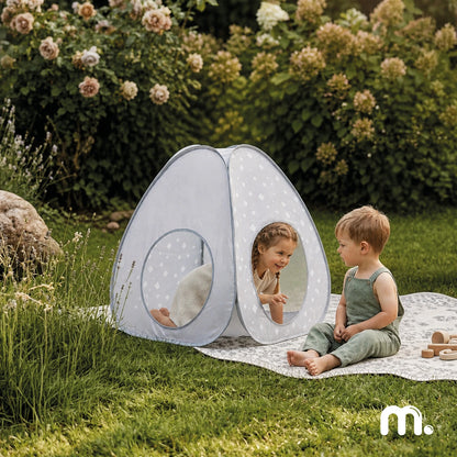 Mamabrum Tent with Children's Tunnel Self-breaking Home and Garden Playset Tipi Educational for Toddler 3 +