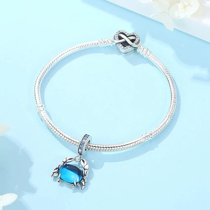 Original 925 Sterling Silver Bracelets Love Heart Moon Flower Butterfly Pave CZ Bracelets For Women DIY Jewelry Party Gift