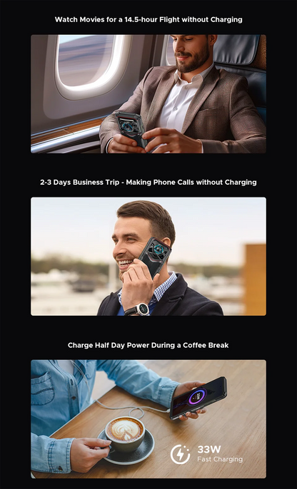 Global Version DOOGEE Blade20 Play 5G Rugged Phone 6.6'' Gemini Al 125dB Speaker 10300mAh Battery NFC Android 15 Mobile Phone