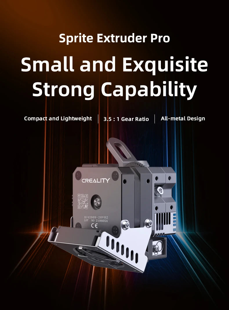 Creality Sprite Extruder Pro Kit Dual Gear Direct Drive Extruder for Ender 3 / 3 Pro / 3 Max / 3 V2