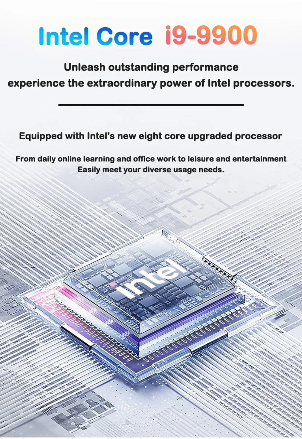 2026 NEW 14.1" Laptop Intel Core i9-9900 32GB 2TB Gaming Computer PC Windows11 Gamer office Ultra Slim Notebook 1920*1080