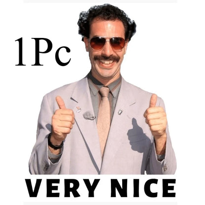 Borat-themed Plant-based Non-toxic Car Air Freshener - Universal Pendant, Fits 99% Vehicles, Safe for Cars with Kids