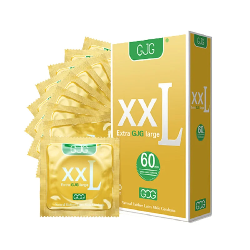 Extra Large Size 65mm Condoms Adults Toys For Men 10pcs XXL G-Spot Penis Sleeve Super Ultra Thin Smooth Condones Sex Products