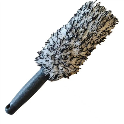 Car Wash Super Plush Microfiber Tire Rim Wheel Hub Cleaning Brush Car Beauty Car Wash Brush Maintenance Tools Cleaning Supplies