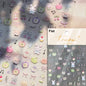 5D Cute Rabbit Love Heart Peach Blossom Flower Yellow Nail Art Stickers Bowknot DIY Self Adhesive Rhinestone Manicure Decals