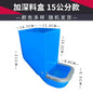 5PCS rabbit food box increases rabbit food box, rabbit cage box, three-and-three-sided anti-scraping plastic trough for breeding