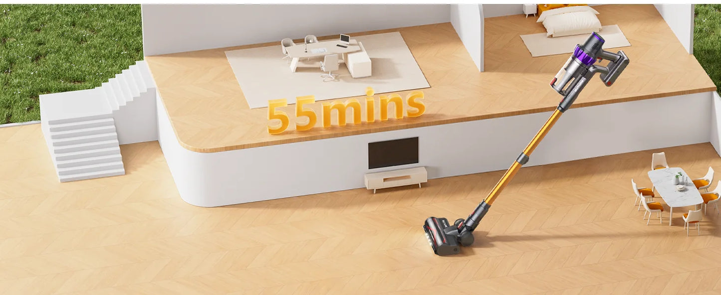 BUTURE VC80 500W 48Kpa Suction Power Handheld Cordless Wireless Vacuum Cleaner for Home Appliance 1.5L Dust Cup RemovableBattery