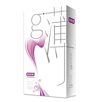 10pcs Fruit Flavor Condoms Sex Toy For Men Strawberry Blueberry Taste Penis Sleeves Ultra Thin Condom Adult reusable Sex Product