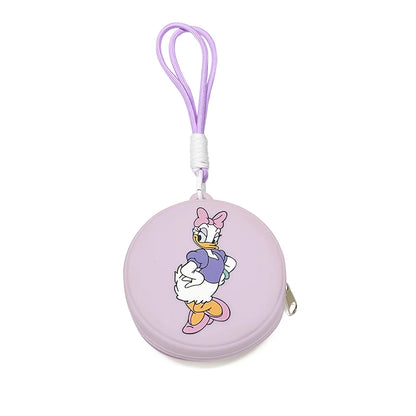 Cartoon Silicone Nipple Storage Bag  Kids Pacifier Holder Portable Silicone  Food-Grade Pendant DIY Accessories Baby Toy Gift