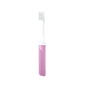 Mini Travel Toothbrush Foldable Portable Small Dental Brush Folding Traveling Adult Toothbrush in Transparent Candy Colors