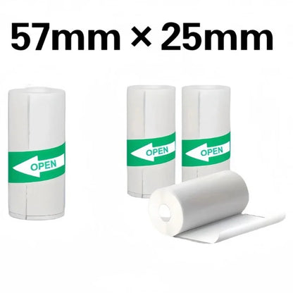 1/5 Roll High Quality Mini Pocket Printer Paper Portable Children Camera Self-Adhesive Photo Paper Home Thermal Printer Supplies