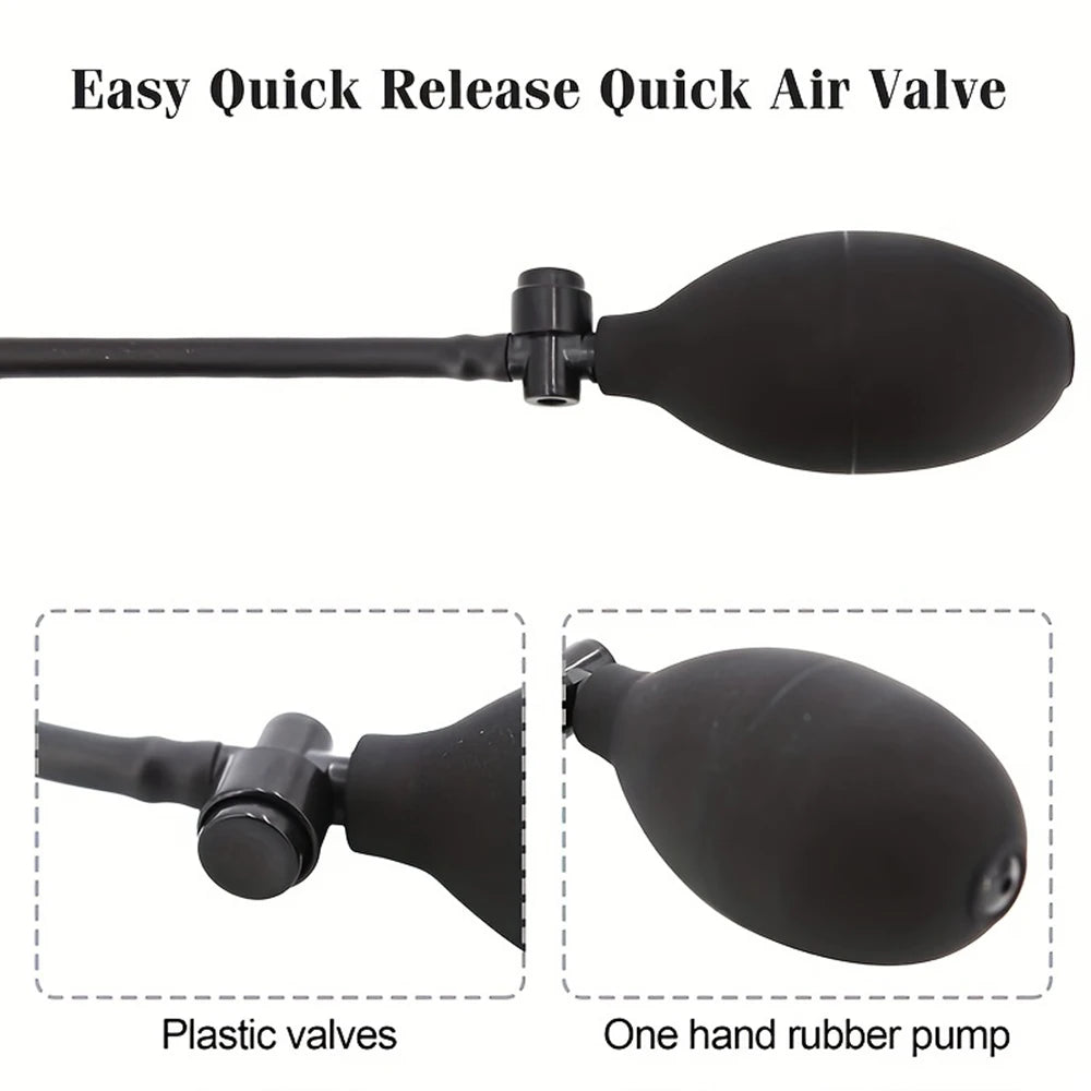 Air Wedge Bag, 3 Piece Strong Commercial Grade Air Bag Pump Professional Leveling Kit Alignment Tool Inflatable Shim Bag