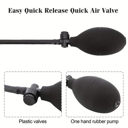 Air Wedge Bag, 3 Piece Strong Commercial Grade Air Bag Pump Professional Leveling Kit Alignment Tool Inflatable Shim Bag