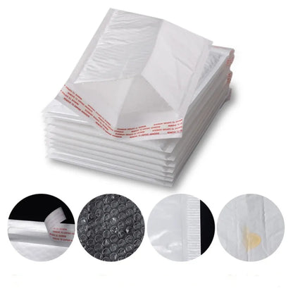50/100Pcs Pearl Film Waterproof Bubble Bags, Thickened Self-Sealing Foam Envelope Courier Bags for Express Packaging,