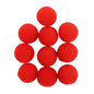 10pcs Magic Sponge Ball Red Magic Props Comedy Tricks Finger Sponge Play Ball Gift for Kid Halloween Party Masquerade