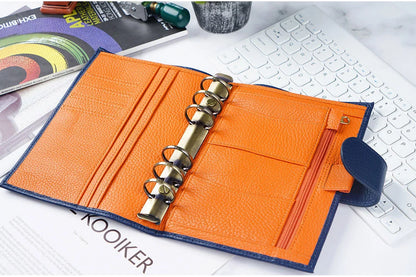 Metal Spiral Rings Binder Clip With 2 Pairs of Screw For Diary Notebook Planner A7 Binder Clip File Folder