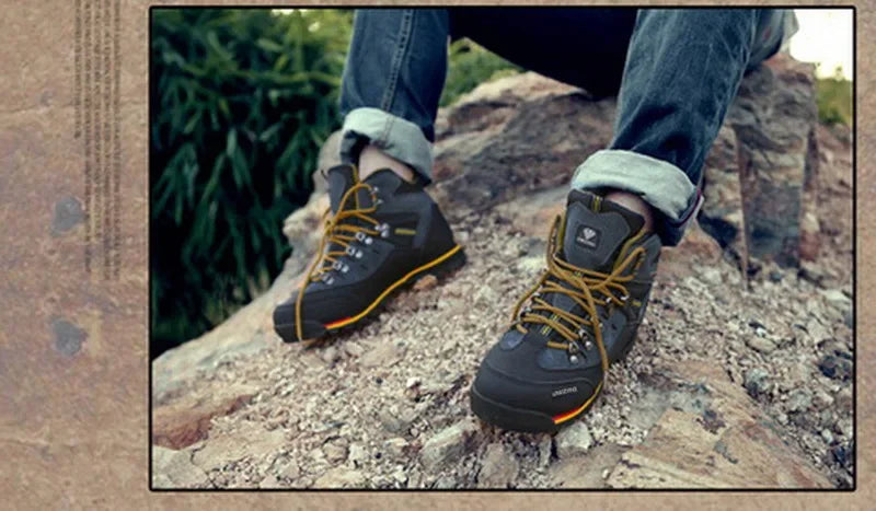 Mixed Gender Hiking Shoes Men Winter Mountain Climbing Trekking Boots Top Quality Outdoor Fashion Casual Snow Boots Plus Size 47