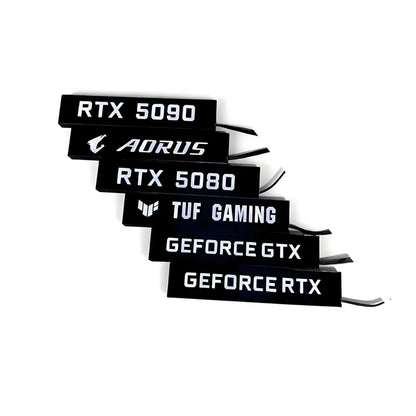 White VGA ARGB Lighting Panel for AORUS GEFORCE GTX ROG TUF Gaming 5060 5070ti 5080 5090 RX9070/9060XT Faith Lamp AURA SYNC