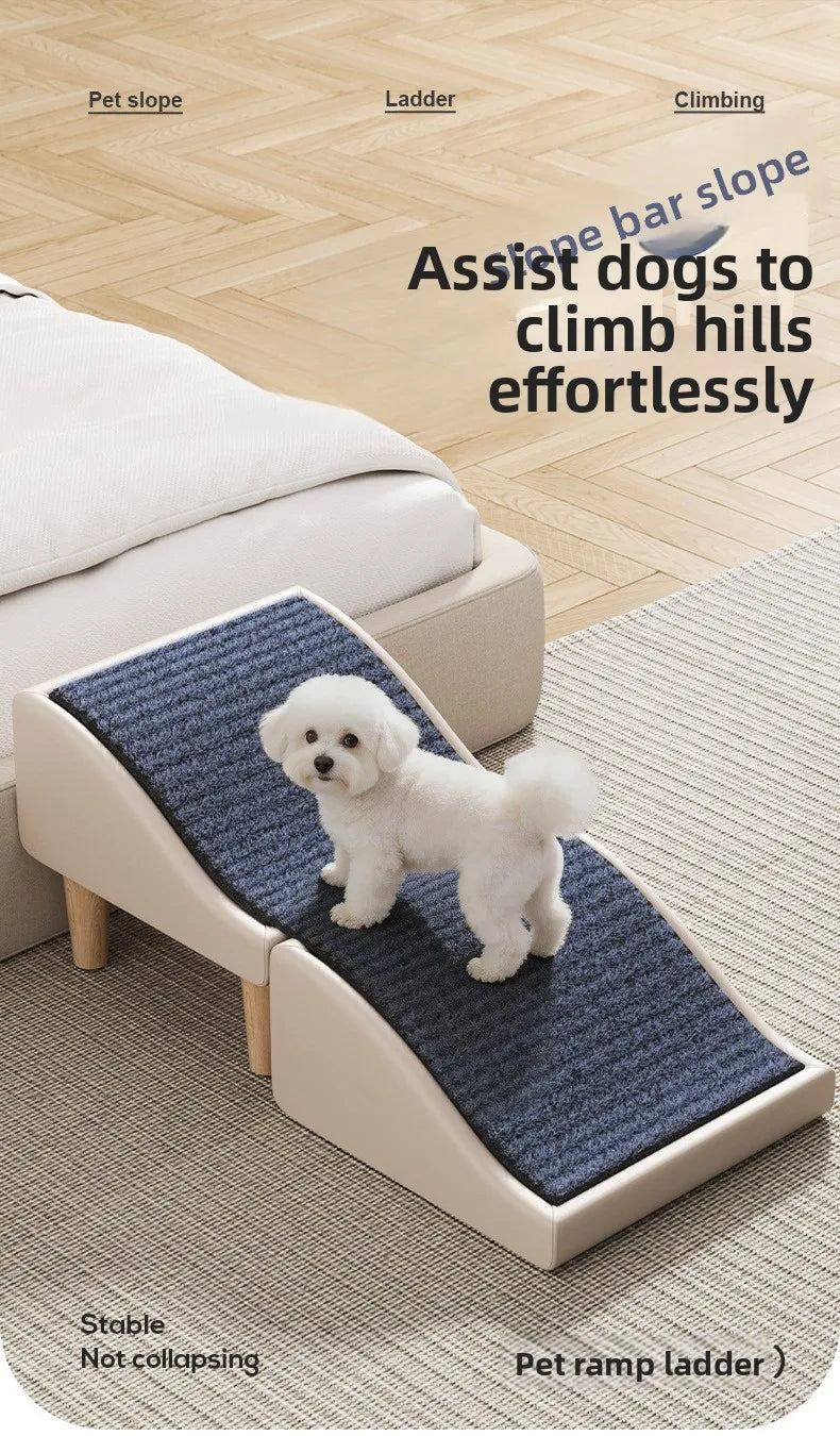 Foldable Pet Ramp Non-Slip Dog Stairs Sofa Climbing Assistance for Bed & Car Footrest Stool for Small Breed Cats and Dogs