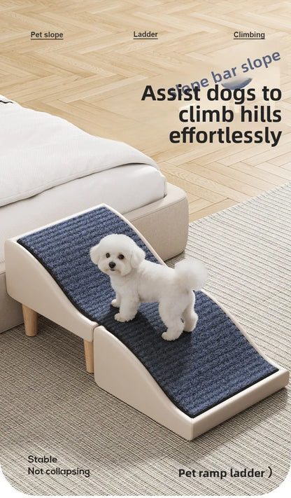 Foldable Pet Ramp Non-Slip Dog Stairs Sofa Climbing Assistance for Bed & Car Footrest Stool for Small Breed Cats and Dogs