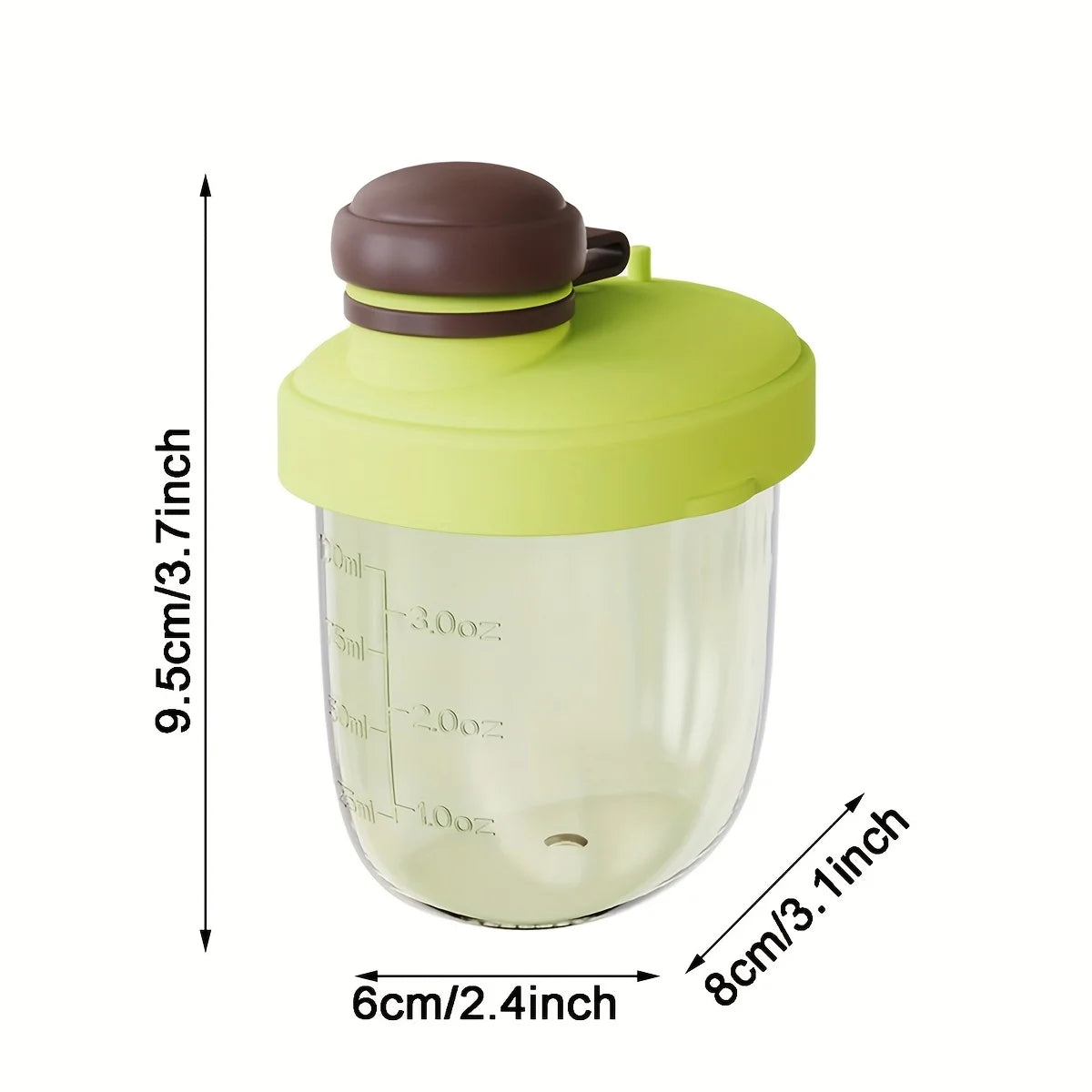 1 Meal 1 Time-New Mini 100ml Portable Travel Milk Powder Container,Baby Formula Dispenser,Storage Box,Perfectfor Outdoor Feeding