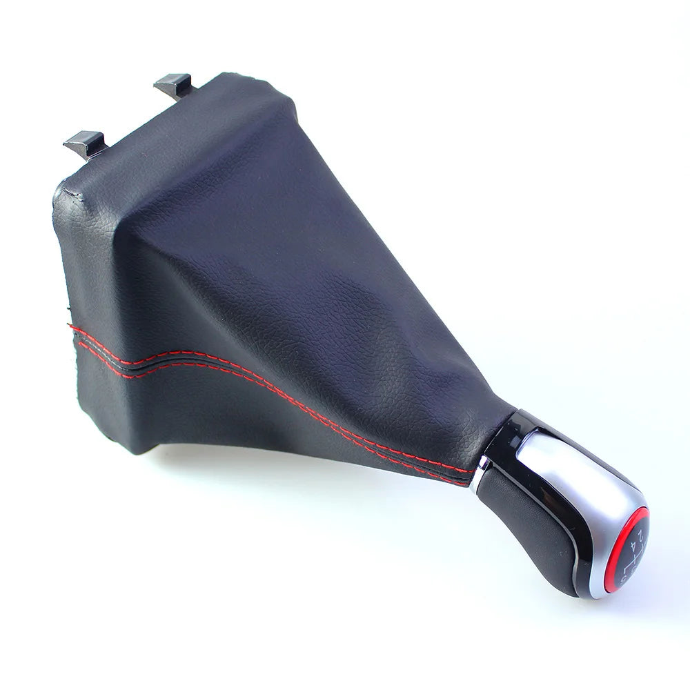 New Gear Shift Knob for VW Polo 9N 9N2 2002 2003 2004 2005 2006 2007 2008 2009 with Lever Shifter PU Leather Gaitor Boot Cover
