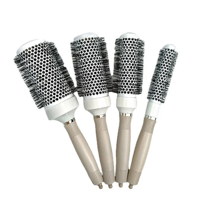 Hair Comb Professional Salon Hair Brush Hair Styling Hairbrush Hairdressing Comb Round Curly Hair Rollers Tools Blue
