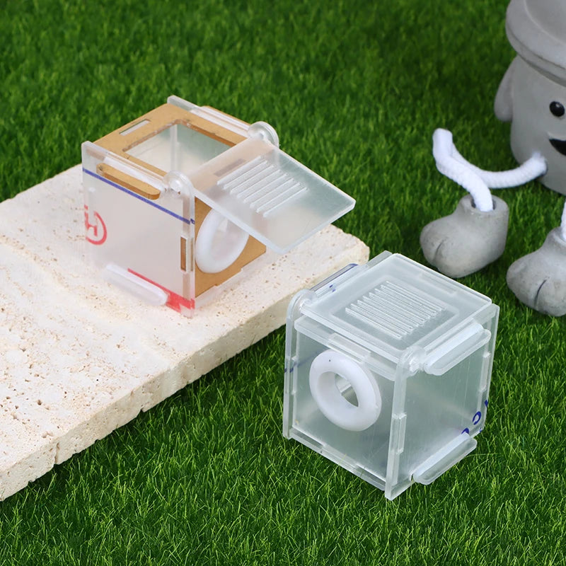 1pc Ant Nest Glass Tube Mini Ant Nest with Active Zone Insect House Acrylic Ant Farm 15/18mm Caliber Test Tube Nest