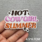 Cartoon Embroidered Patches For Clothing Slogan Letters Embroidery Patch For Clothes Iron On Patches On Clothes Jackets DIY