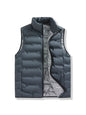 80% White Duck Down Men's Winter Vest Sleeveless Puffer Jacket Graphene Liner Stand Collar Warm Down Gilet Coats Big Size 6XL