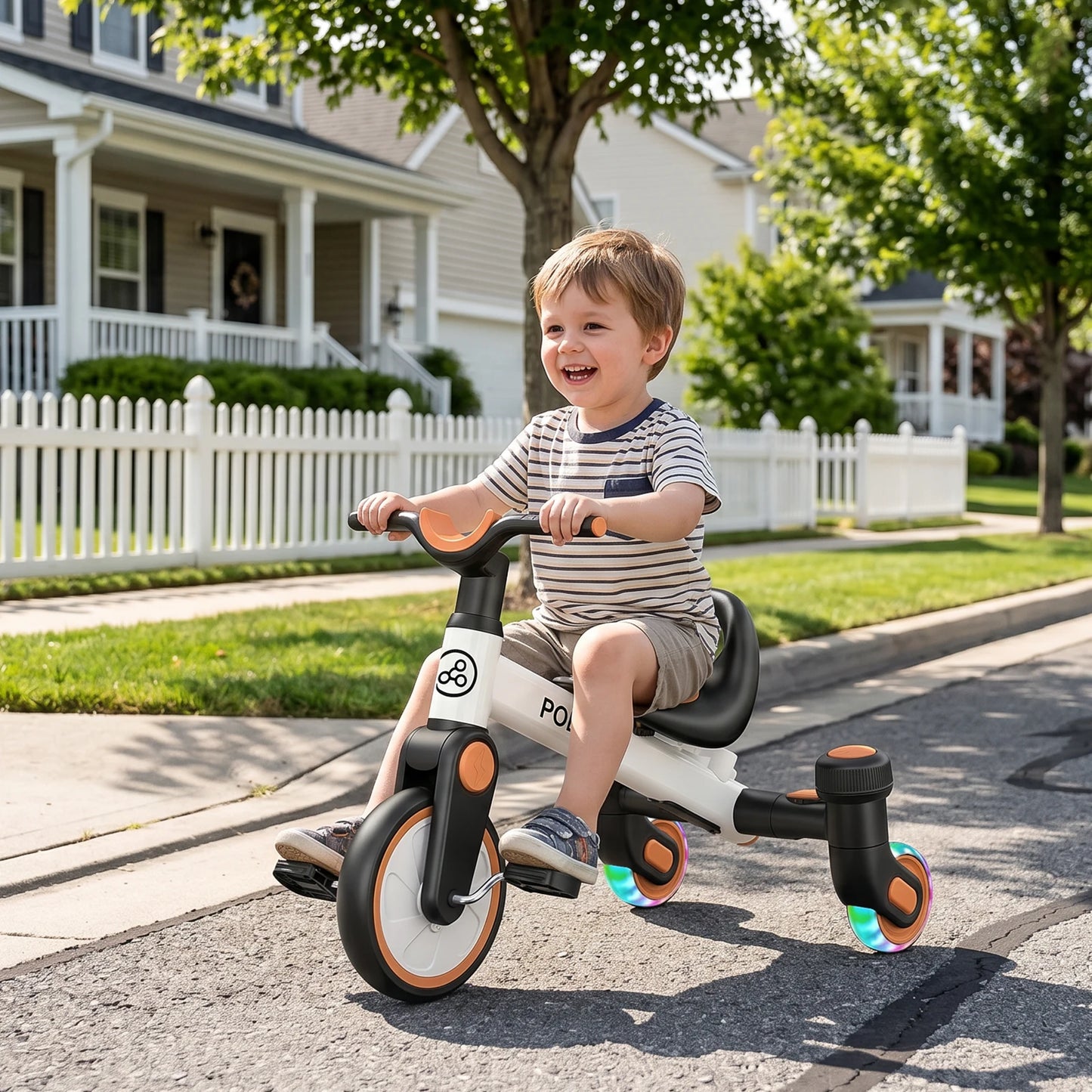 3-IN-1 Drift Trike Toddler Tricycle For 1.5-5 Years Old 360° Spin Light Up Wheels Adjustable Seat 3 Ride Modes Strong Frame Easy Assembly Toddler Bike For Boys And Girls