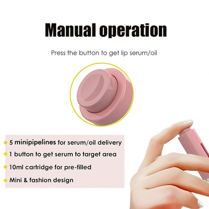 1/2/4/6pcs Derma Roller 0.2mm 105pcs Titanium Needle Lip BOOSTER Microneedle Dermaroller Face Massage Lip Beard Beauty Skin Care
