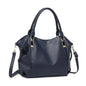 Miss Lulu WOMEN'S Big Shopper Tote Bag, Elegant handbag, Large shoulder bag for Commuting, Travel and Shopping, Practical