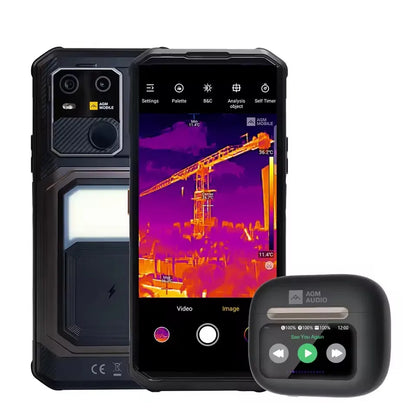 AGM G3 5G Rugged Phone 24GB(12+12) 512GB Wireless Charging 10000mAh Phone 6.72' 120Hz Dimensity 7300 Android15 Camping Light