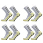 1/4 Pairs Anti-slip Soccer Women Men Outdoor Sport Grip Football Yoga Socks