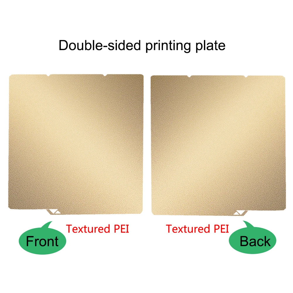 For Anycubic Kobra X, S1 S1C Build Plate Double Sided PEO PET PEY PEI Sheet Spring Steel Sheet for Anycubic Kobra S1 Combo Bed