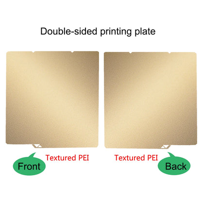For Anycubic Kobra X, S1 S1C Build Plate Double Sided PEO PET PEY PEI Sheet Spring Steel Sheet for Anycubic Kobra S1 Combo Bed