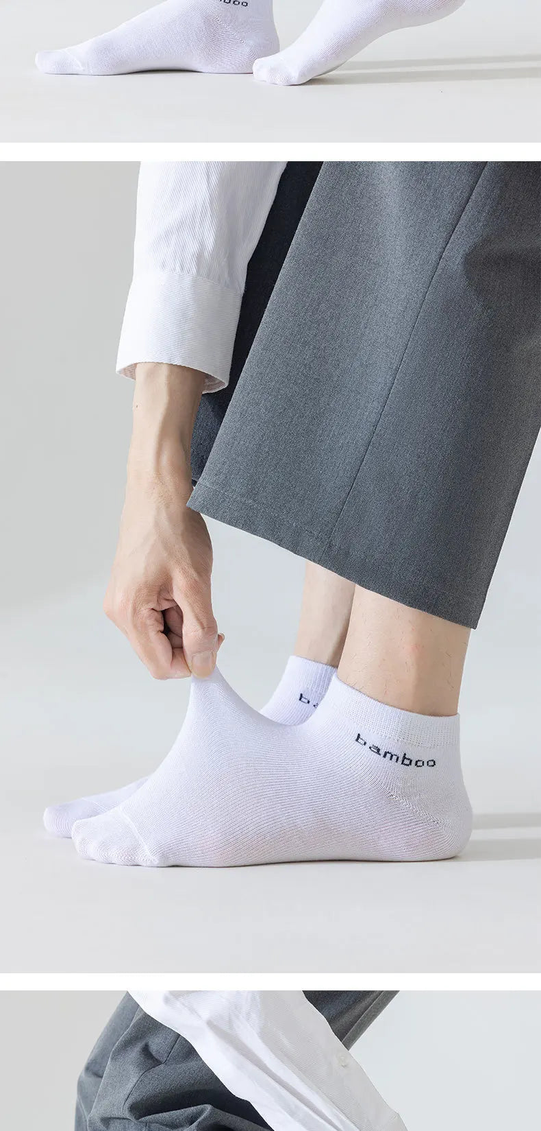 5/10/15/20 Pairs Bamboo Fiber Ankle Socks Men’s And Women Soft And Breathable Boat Socks Men Gifts Spring Summer Short Socks
