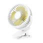 Clip Fan 3 Speed Electric fan USB Quiet Mini Home Office Desk Fans Air Cooler Outdoor Portable Cooling Clip on Fan for Strollers