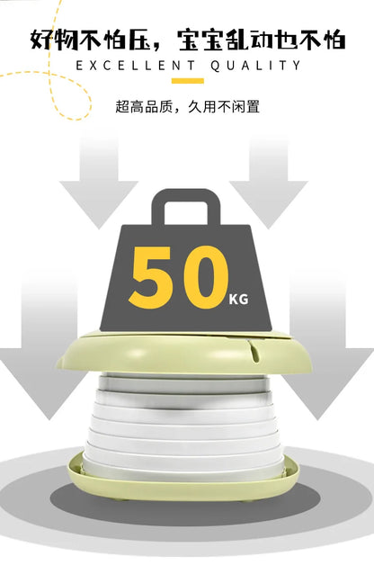 Portable Potty for Toddler Travel Foldable Potty Training Toilet for Car Camping Indoor Outdoor Bathroom for Baby Children Kids