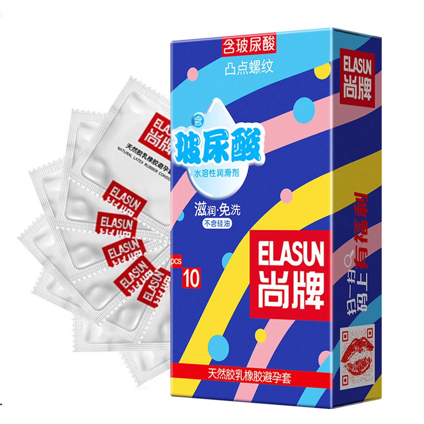 Ultra Thin Condoms Sex Toys for Men Nature Rubber Latex Condom Hyaluronic Acid Lubricant Vagina Moist Sex Shops Adult Product