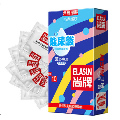Ultra Thin Condoms Sex Toys for Men Nature Rubber Latex Condom Hyaluronic Acid Lubricant Vagina Moist Sex Shops Adult Product